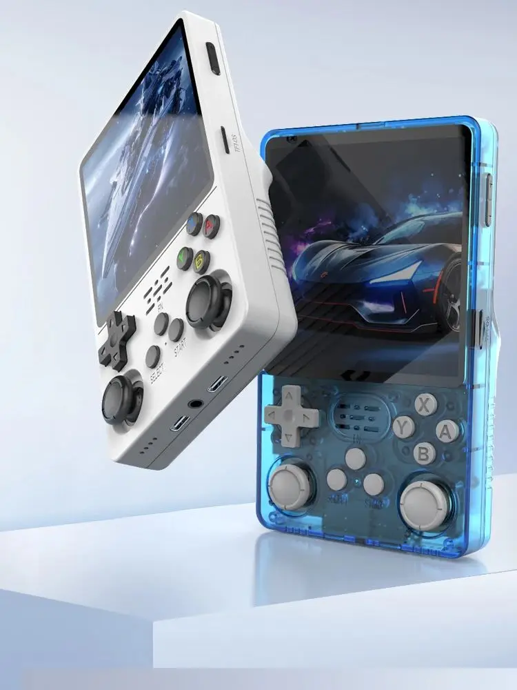 BOYHOM شاشة كبيرة R36PLUS ARK OS نظام مفتوح المصدر ريترو وحدة تحكم بجهاز لعب محمول 4 بوصة IPS شاشة 720*720 المدمج في واي فاي الاطفال هدية