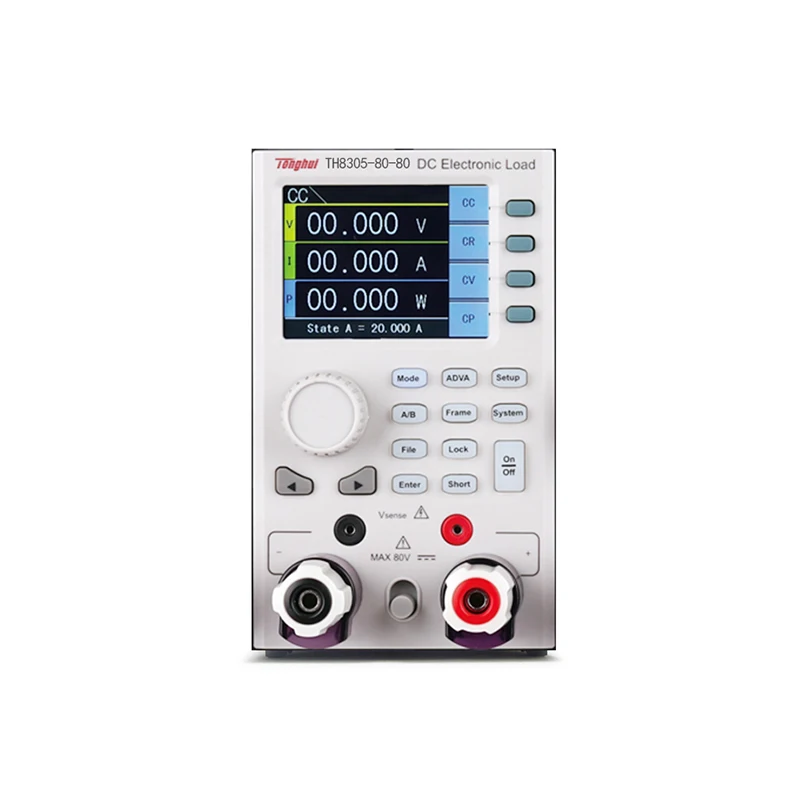 

Tonghui Programmable DC Electronic Load With 2-module frame TH8305-80-80 TH8302-600-10 TH8303-600-15 TH8305-600-30