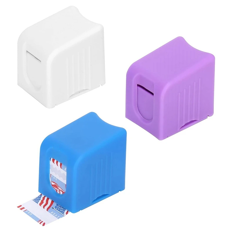 3 Pack Stamp Roll Dispenser Stamps Postage Forever Roll Of 100 3 Colors Of Holder For Stamps Stamp Dispenser