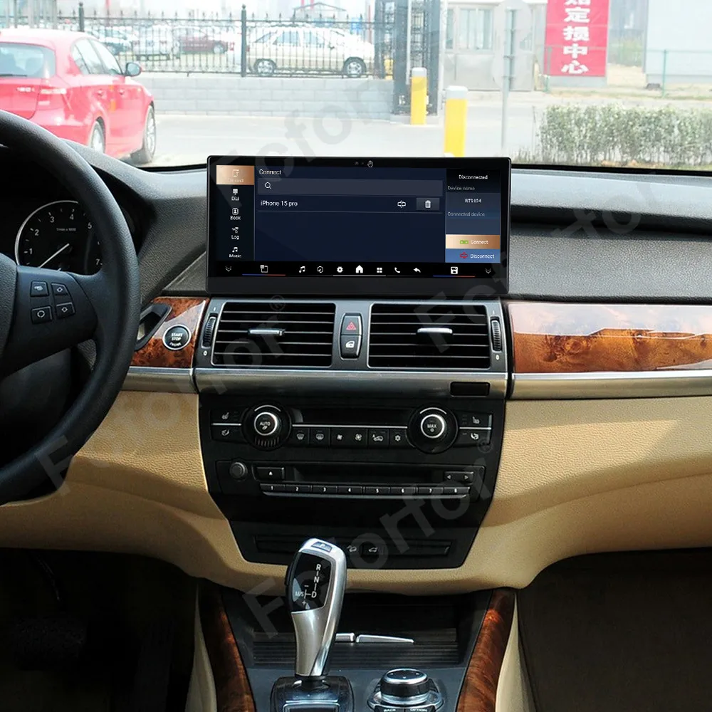 10.25 Inch Car Radio For BMW X5 X6 2008-2013 Android 13 CarPlay QLED Touch Screen Multimedia Player GPS Navigation ID9 Head Unit