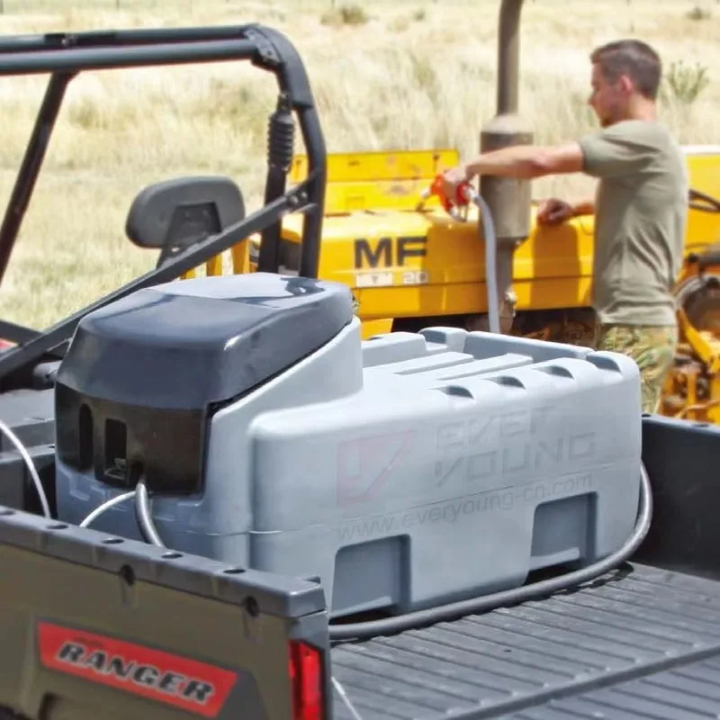 Portable Diesel Fuel Delivery Tank 200l Polydiesel Storage Tank with 12v Electric Pump Plastic Diesel Delivery Tank 53 Gal