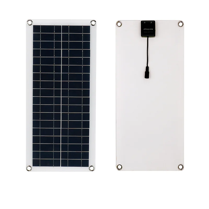 Painel solar com controlador, placa solar para telefone, rv, carro, mp3, pad, camping, carregador, bateria ao ar livre, célula, 1000w, 12v, 10a-100a