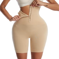 New Women Firm Tummy Control with Hook Butt Lifter Shapewear Panties High Waist Trainer Body Shaper Shorts Female Slimming fajas