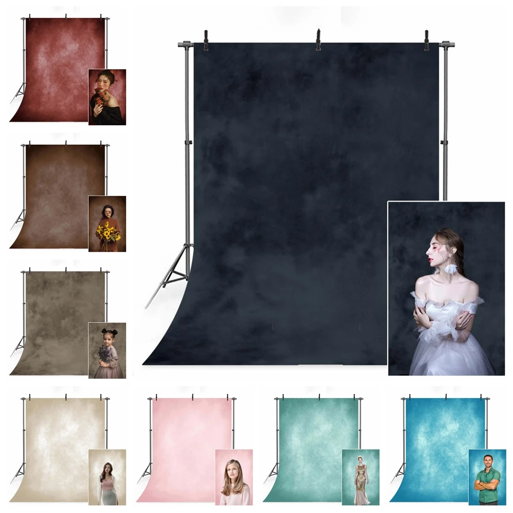 Abstract Vintage Tie Dye Texture Vertical Backdrop Custom Adult Baby Portrait Solid Colour Photography Decor Studio Background