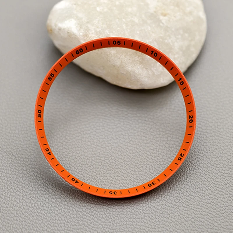 Dia 30.5mm Watch Chapter Ring Fit SKX007 SKX009 SRPD Watch Case Plastic Inner Ring NH35 NH36 Movement Watch Parts Replace