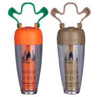 LED Camping Lantern USB Rechargeable IPX4 Waterproof Carrot Shaped Portable Outdoor Light Stepless Dimming Portable Tent Lantern