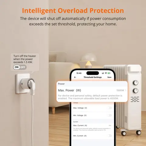 SONOFF S60ZB EU iPlug - Умная розетка Zigbee с поддержкой управления — детальный вид товара