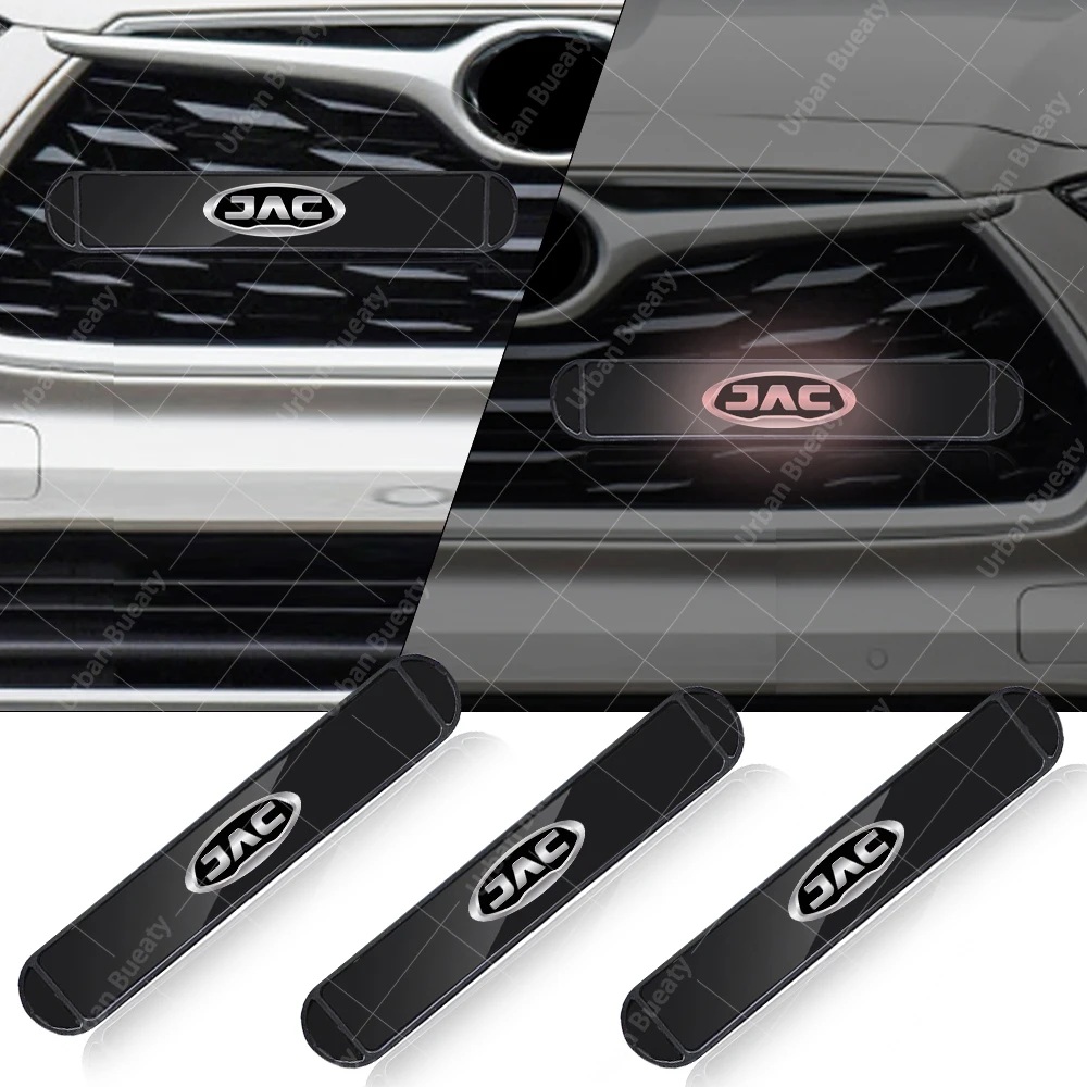 12V Car External Front Grille Trim Emblem Luminous LED Lights Badge For JAC S1 S2 S3 S4 S5 S7 T6 T8 Refine M6 Jiayue A5 X4 JS4