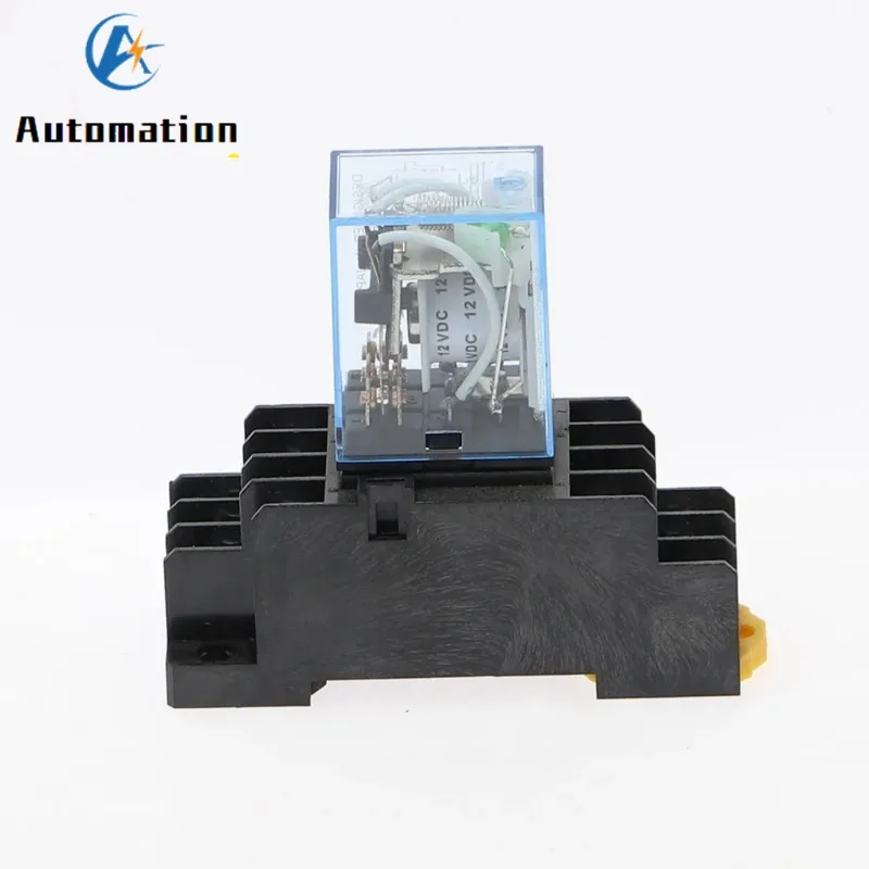 1 zestaw MY3 HH53P MY3NJ Micro Mini Coil Power Relay 11pin 3NO 3NC LED Lamp 5A AC 110V 220V z gniazdem 12V 24V — zdjęcie 5