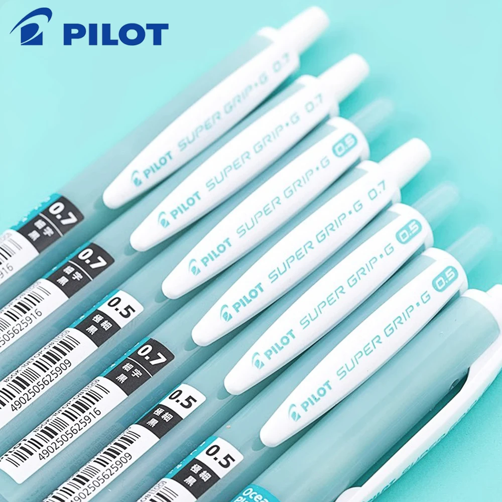 1PC Japan Pilot Ballpoint Pen BSGK-10EFOP Press Type Gel Pen Soft Rubber Anti Slip Pen Holder Office Supplies Back To School