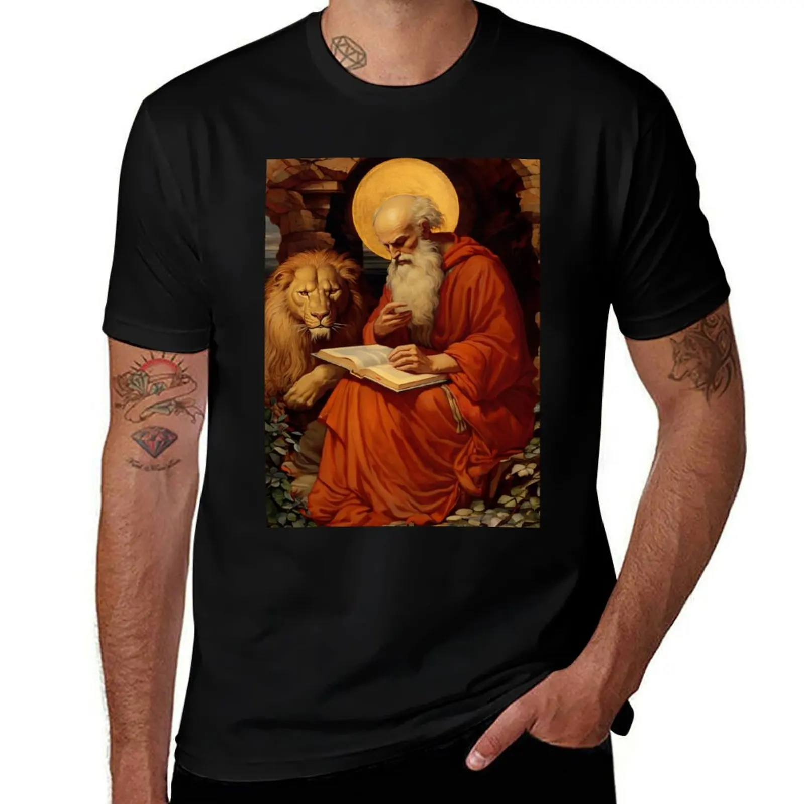 

cotton with T-Shirt quality t Saint T-Shirt Jerome t shirts t high shirts prints shirt man designer