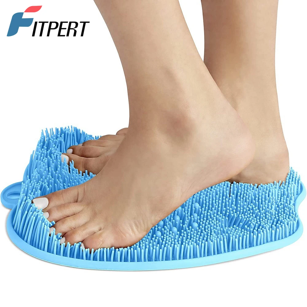 Shower Foot Massager Scrubber - Improves Foot Circulation & Reduces Foot Pain - Soothes Tired Achy Feet and Scrubs Feet Clean