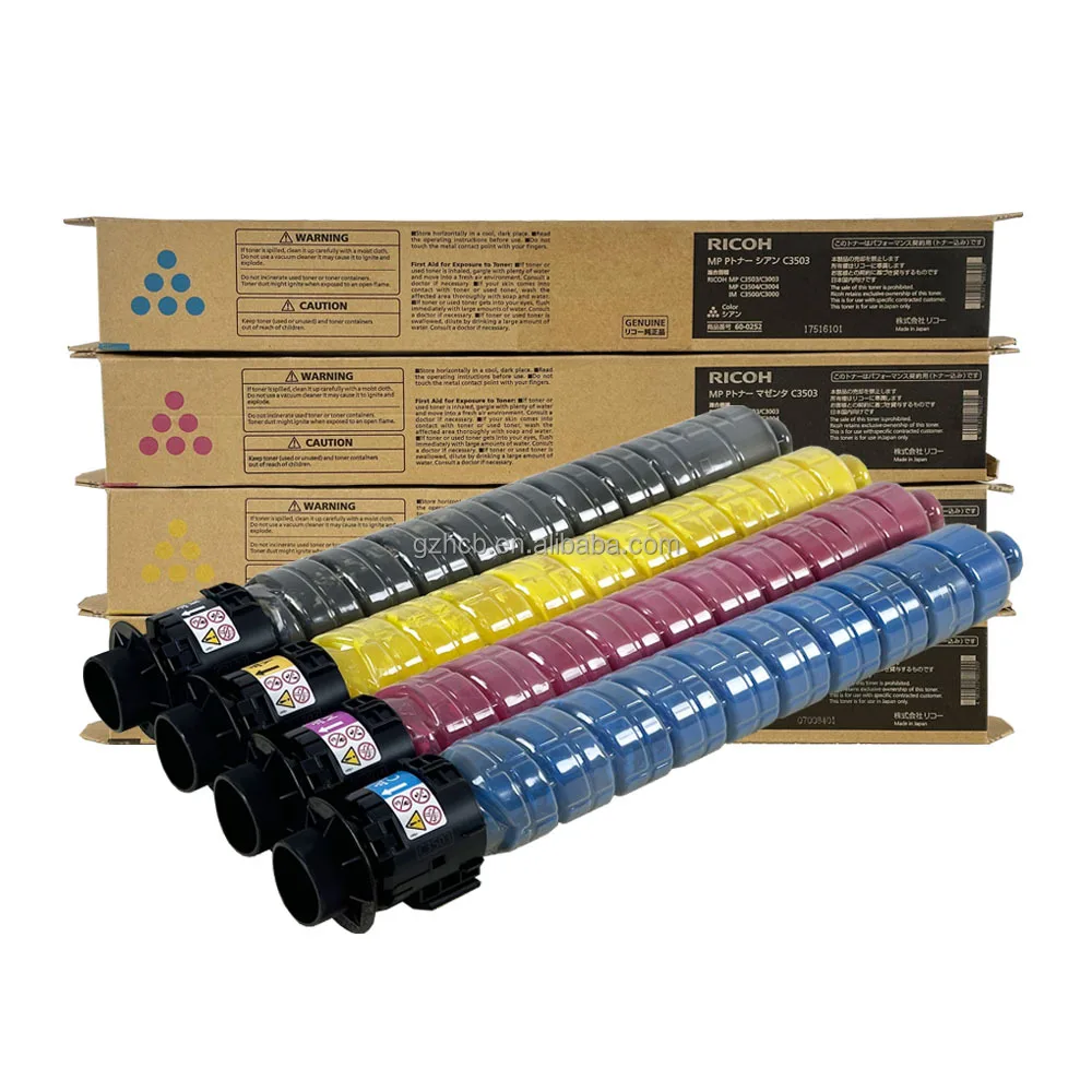 

Original for Use in Ricoh MP C3503 C3003 C3504 C3004 Toner Cartridge Japan Version IM C3500 C3000 Color Toner