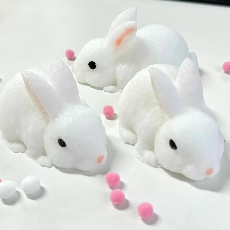 

3Pcs Simulated Rabbit Stress Relieving Pinching Toy for Adults and Children, Emotional Stress Relieving Tool