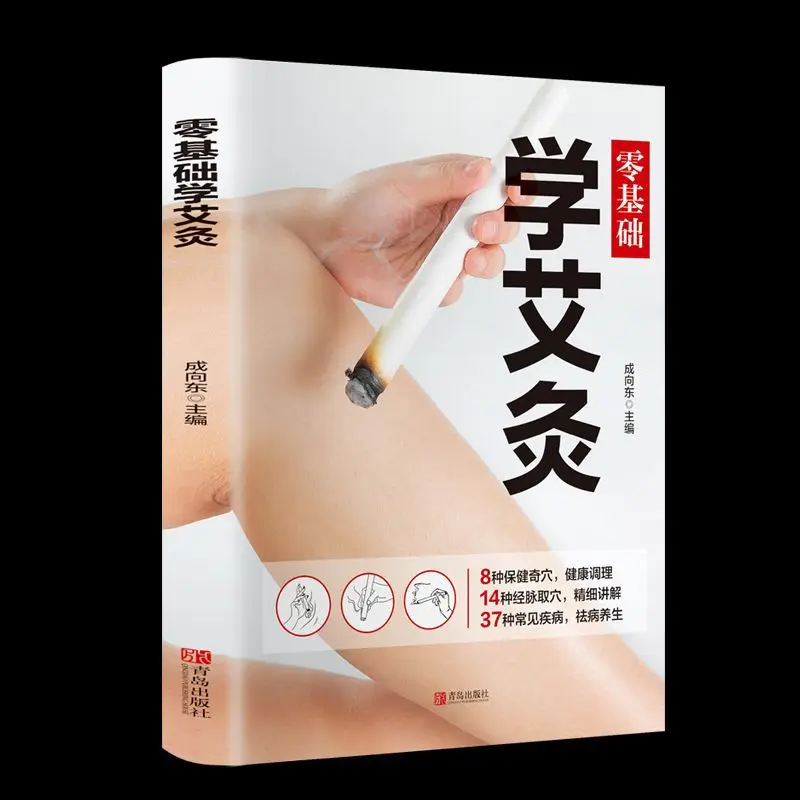 Zero Basic Knowledge of Moxibustion, Lifestyle Adjustment, Acupoint Explanation, Traditional Chinese Medicine Health Books