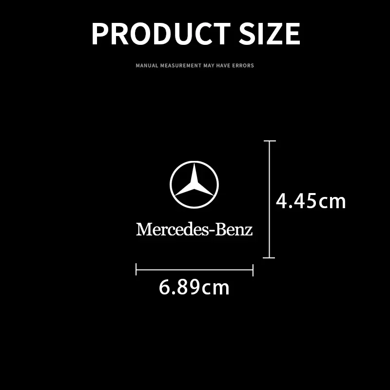 سيارة الجبهة مساند الرأس بالمقعد شارة ملصق مائي نافذة السيارة الجانبية لمرسيدس بنز AMG W204 W205 W212 W213 W177 W176 W117 X253 W247