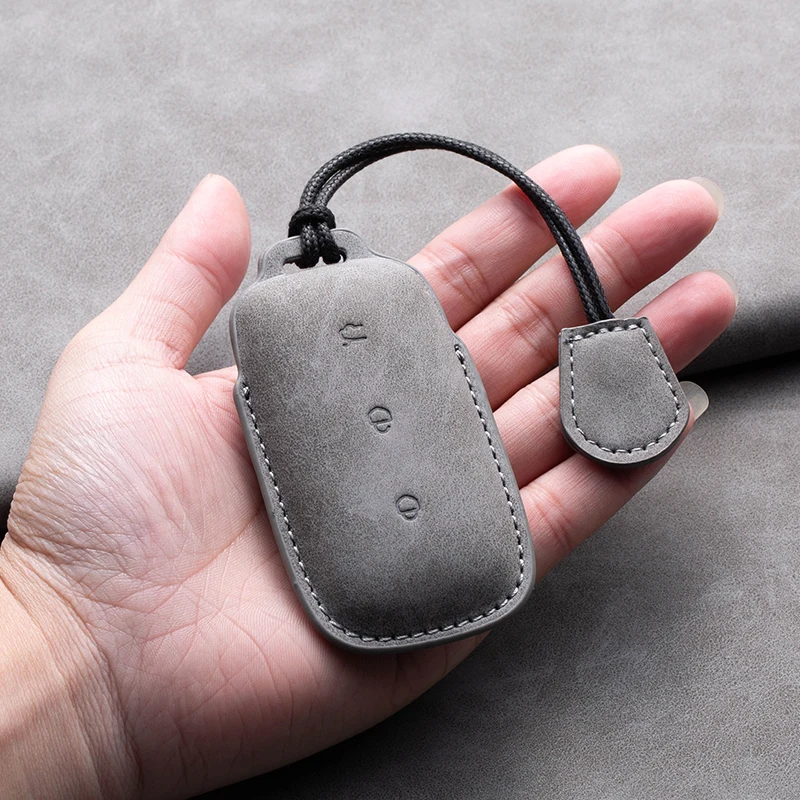 For Geely Kulrey Hawk GX7 NL3 SUV GT GC9 Leather Car Key Case Auto Smart Remote KeyChain Cover Shell Keyrings Holder Accessories image 6