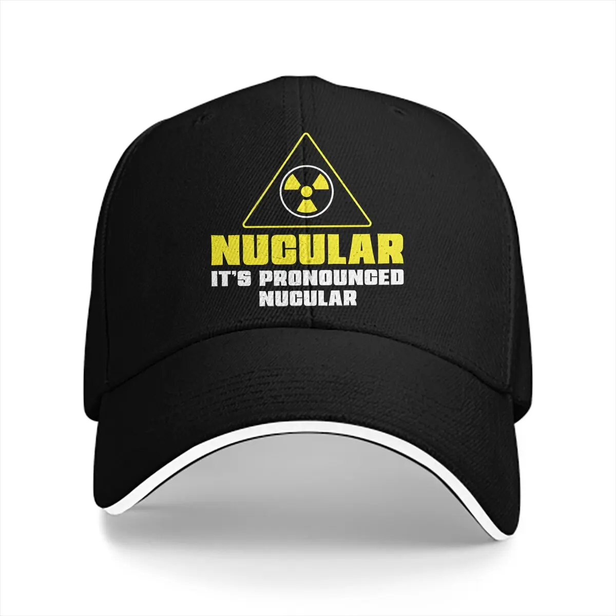 Nuclear Engineer Nucular It's Pronounced  Radiation Baseball Cap Men Hats Women Visor Protection Snapback Radiation Symbol Caps