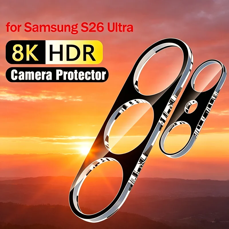 For Samsung Galaxy S26Ultra S25Ultra Tempered Glass Lens Protector Cover with 3D Back Camera Film for S24+ S25+ S 23 24 S25Ultra