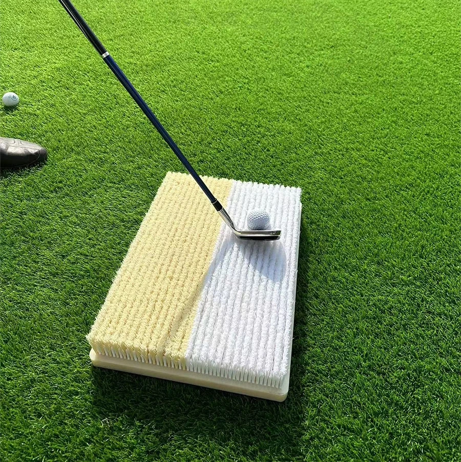 2026 Golf Swing Trainer Bunker Mat Realistic Sand Chipping Practice Golf Sand Pit Training Simulator Golf Hitting Matpromote sal