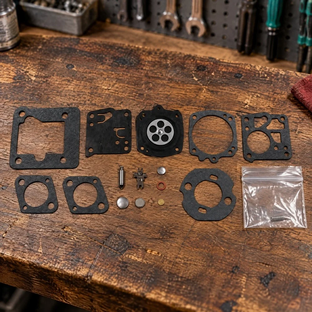 1set Carburetor Gaskets For Chain Saw Carburetor Kit For HS147 Models For Boost Performance Garden Power Tools Accessories