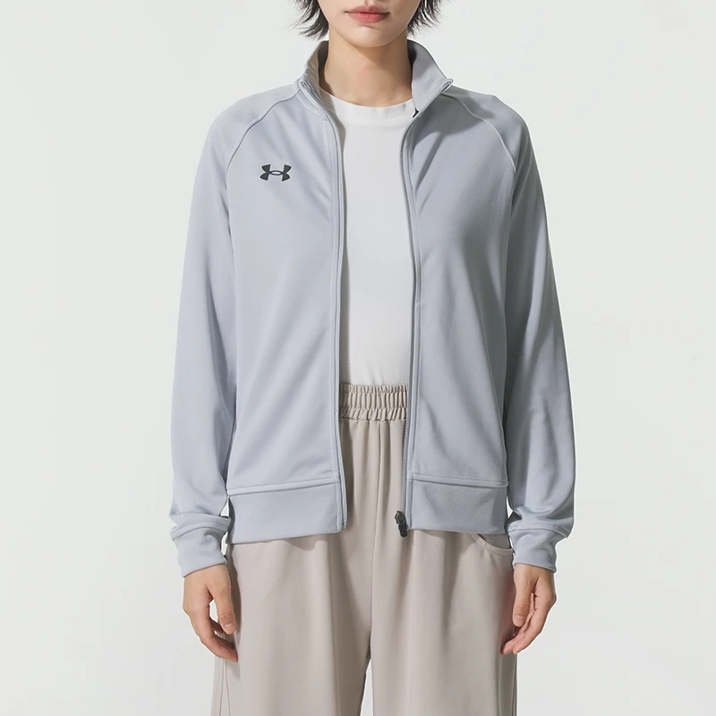 

Женская спортивная повседневная трикотажная куртка Under Armour с воротником-стойкой 25600406-011