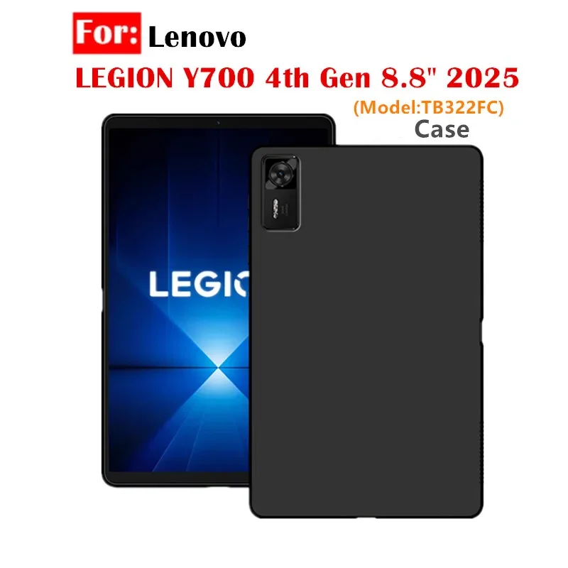 Keyboard Case For Lenovo LEGION Y700 2025 Case 4th Generation 8.8 inch TB322FC Tablets Keyboard Protective Cover Funda