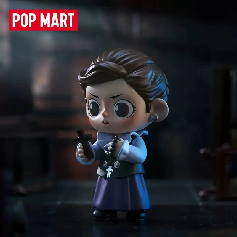 POP MART Warner Bros. The Conjuring Universe Series Anime Action Figure Guess Bag Ornament Figurines Home Decor Desktop Dolls