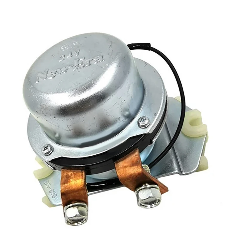 Excavator Accessories BR-670 Battery Relay Switch (24V) For Kobelco SK200-5 SK200-8 Hino J05E Engine New