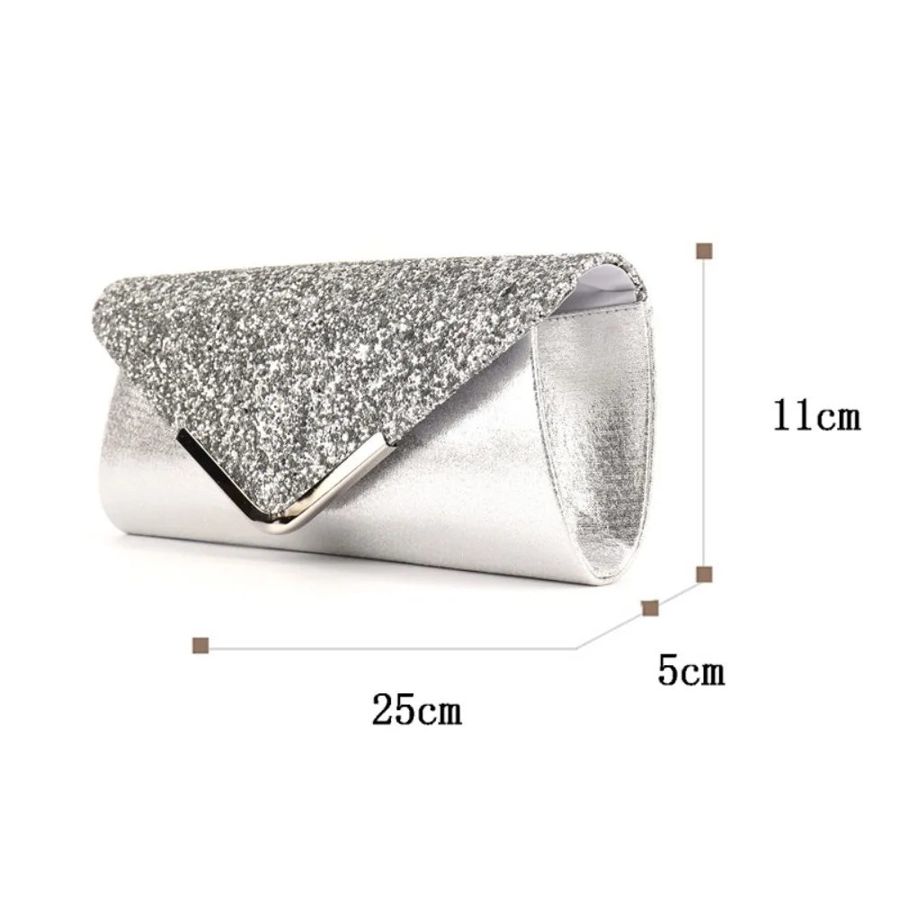 Glitter Banquet Handbags Fashion Diamond Inlaid Chain Sequins Clutches Purse Handheld Bag Dinner Bag Wedding Party