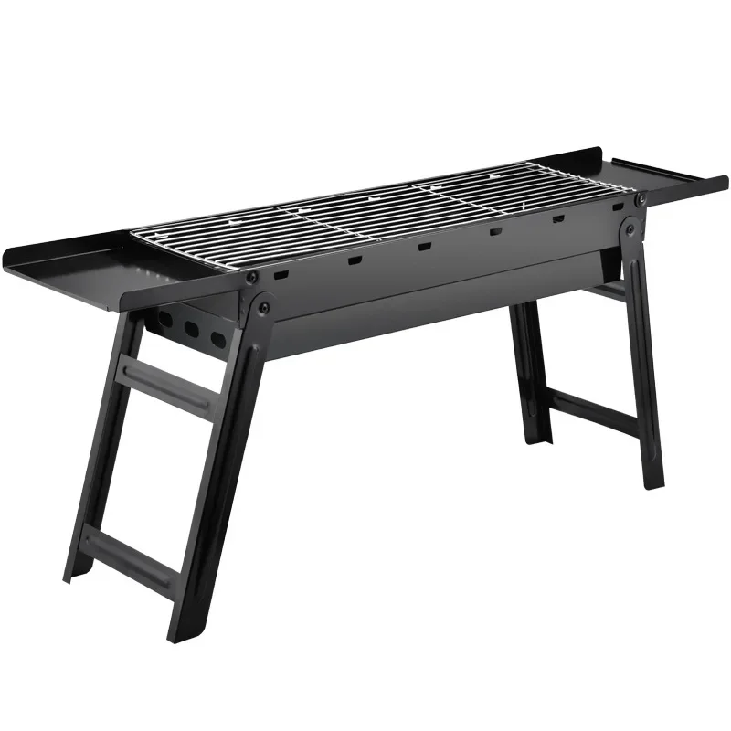Parrilla de carbón duradera y engrosada para el hogar, parrilla de carbón para exteriores, estufa de barbacoa grande para exteriores, utensilios de barbacoa para interiores.