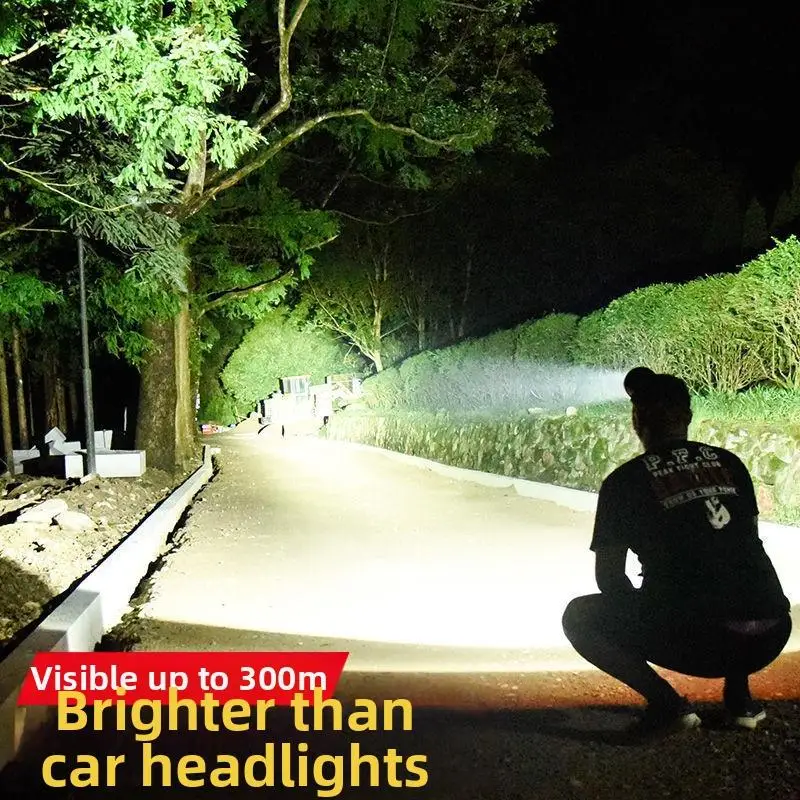 Rechargeable 5 LED Headlamp Super Bright Light Adjustable Headband For Camping Hiking Fishing