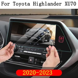 For Toyota Highlander XU70 2023 2022 Car Auto Navigation Film Monitor Screen Dashboard Protective Tempered Glass Film Sticker