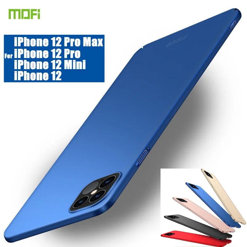 For iPhone 12 Pro Max Case Original Mofi Ultra Thin Back Cover Hard Pattern PC Conque for iPhone 12 Mini