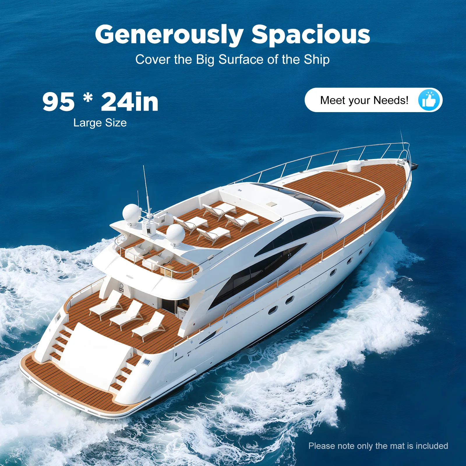 إيفا رغوة قارب الأرضيات حصيرة عدم الانزلاق التزيين ورقة 240x60 سنتيمتر ، ذاتية اللصق البحرية حصيرة لسطح القارب RV يخت كاياك أرضية حمام السباحة