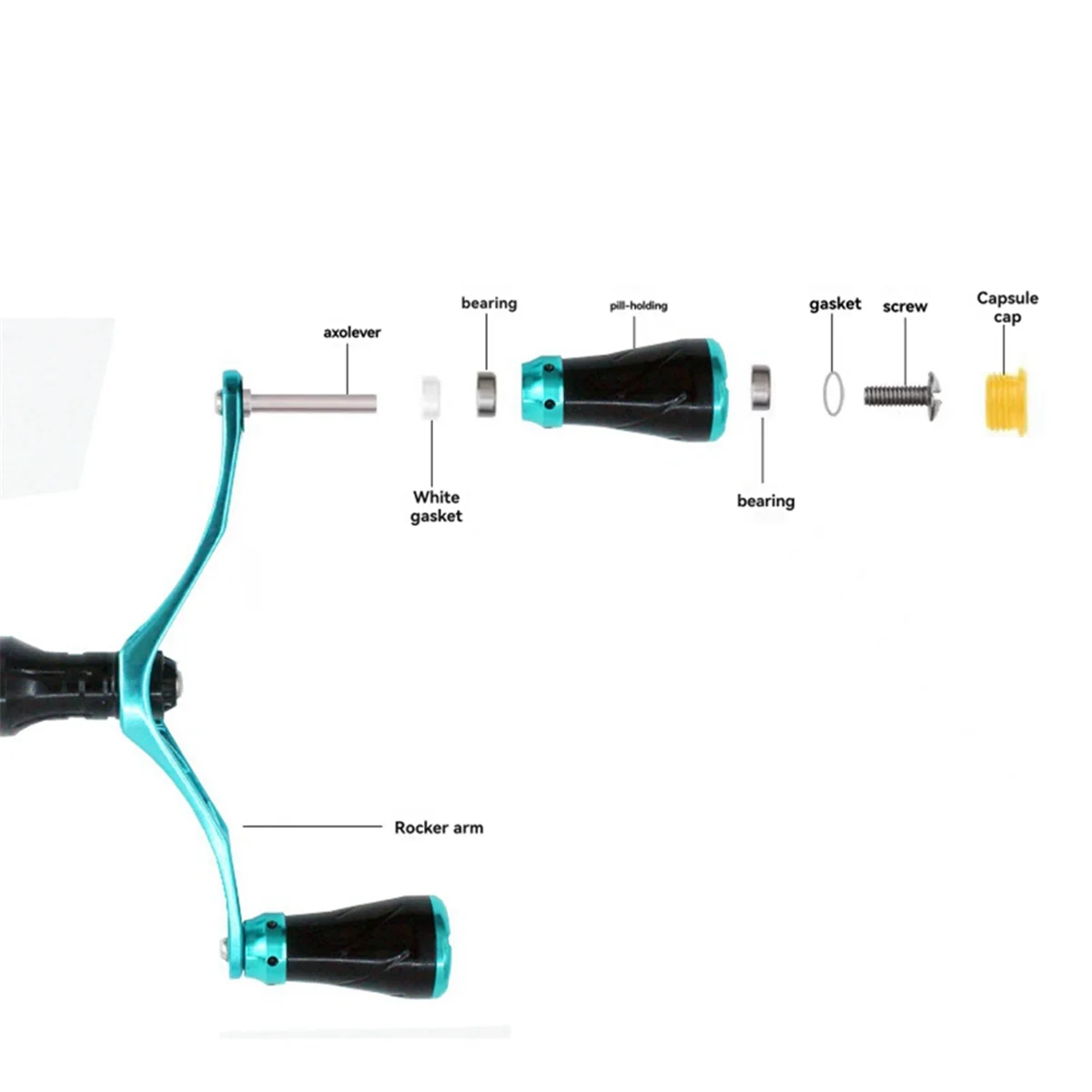 

Новая двойная рокерная ручка, двойная ручка, рыболовная катушка, модифицированные рыболовные снасти для рыболовной катушки Shimano с двойной ручкой D
