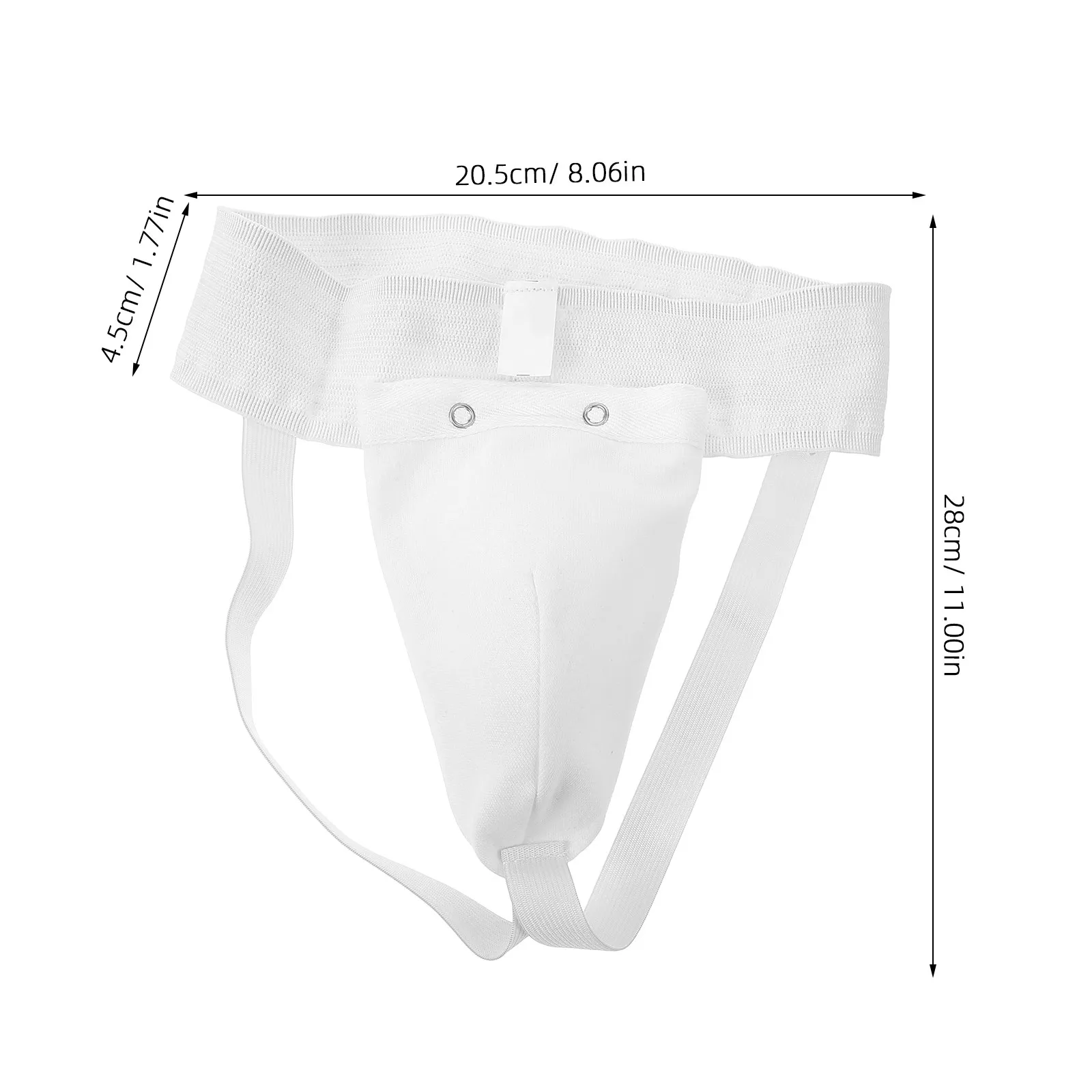 Men Crotch Protector Breathable Latex Cotton Groin Guard Ergonomic Design Shock Absorption Taekwondo Boxing Karate Training Gear view 3