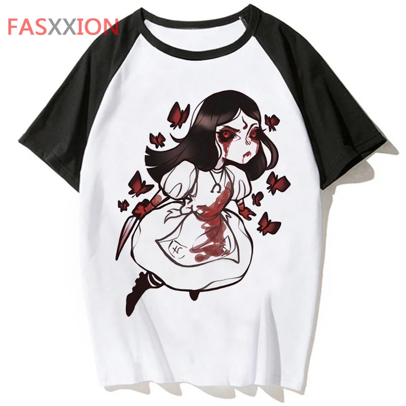 Alice Madness Returns clothes men print harajuku kawaii harajuku couple clothes 2022 clothes kawaii aesthetic