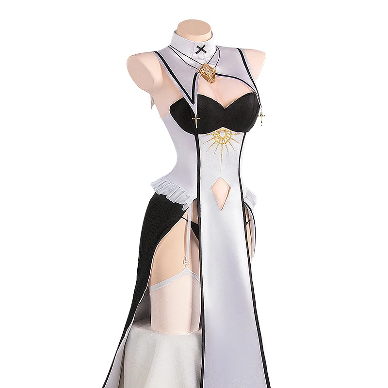 Irelia H Store Anime Alvina Cosplay Costume Nun Alvin Dress Private Photo Shoot Sexy lingeries Bikini Female image 5