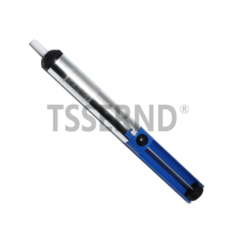 Aluminium Desoldering Suction Pump Tool Solder Sucker Suction Tin Pen Removal Device Blue Vacuum Soldering Iron Desolder