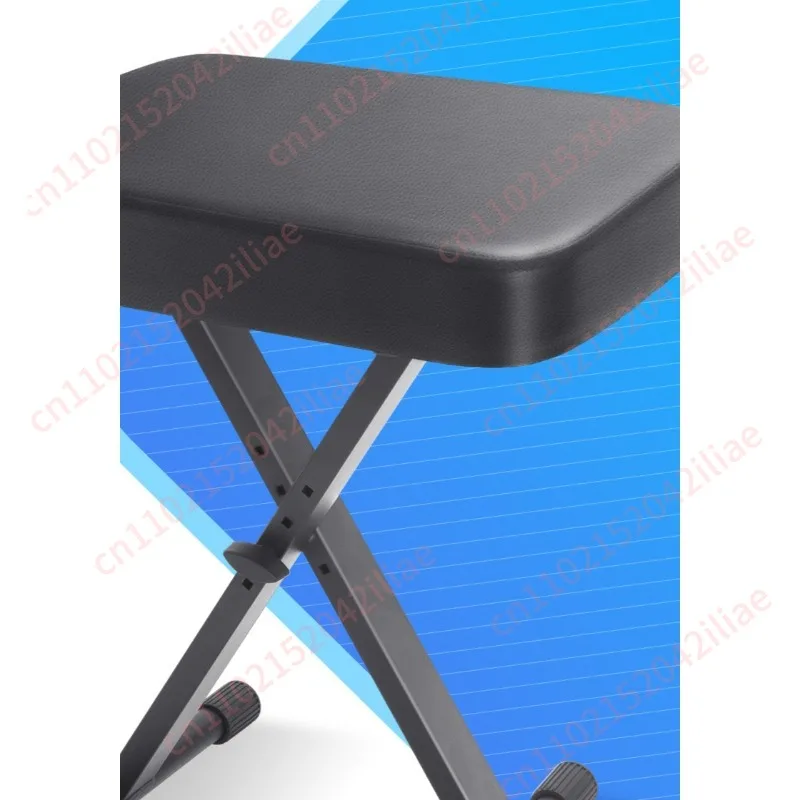 Folding Stool Simple Electronic Organ Piano Chair Adjustable Lift Guitar Stool