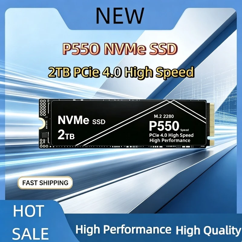 2026 New P550 1TB 2TB 4TB  NVMe PCIe Gen SSD Portable Solid State Drives for Gaming Computer Laptop PS5