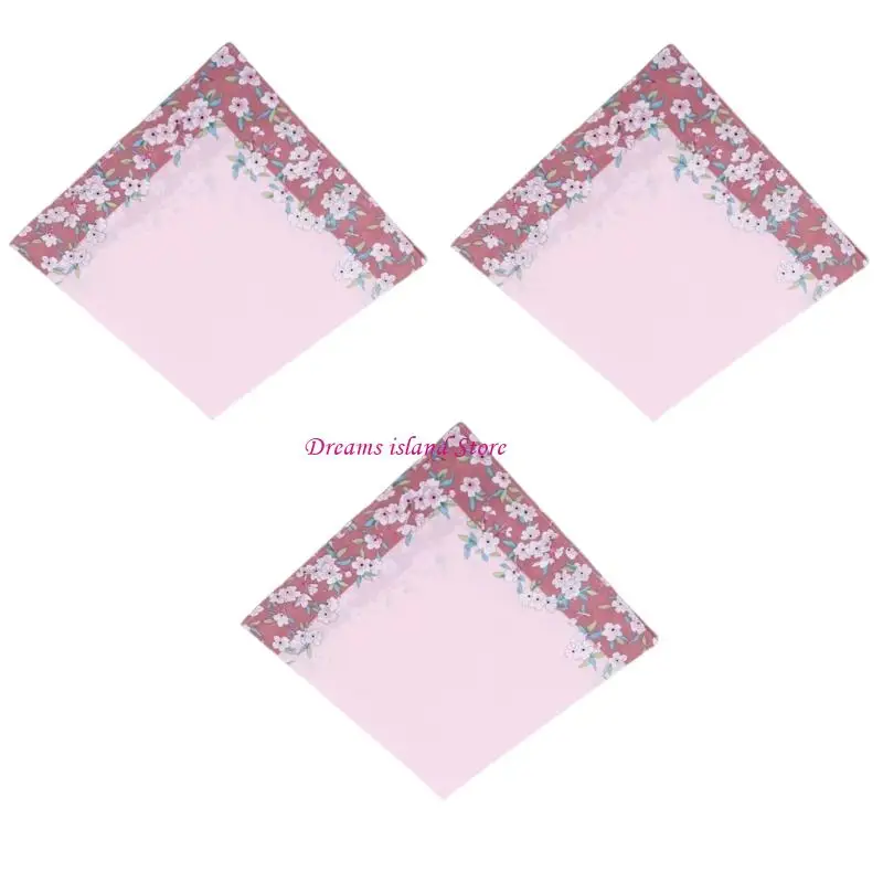 Saputangan saputangan wanita kapas berseru keringat bandana yang dapat digunakan kembali syal leher tipis hx6c