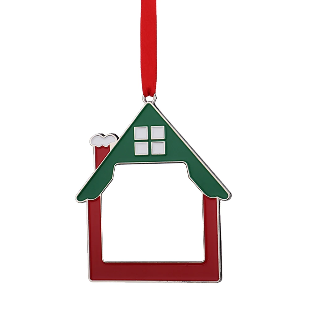 Customized Red Rope Zinc Alloy Christmas Decoration Pendant Gift