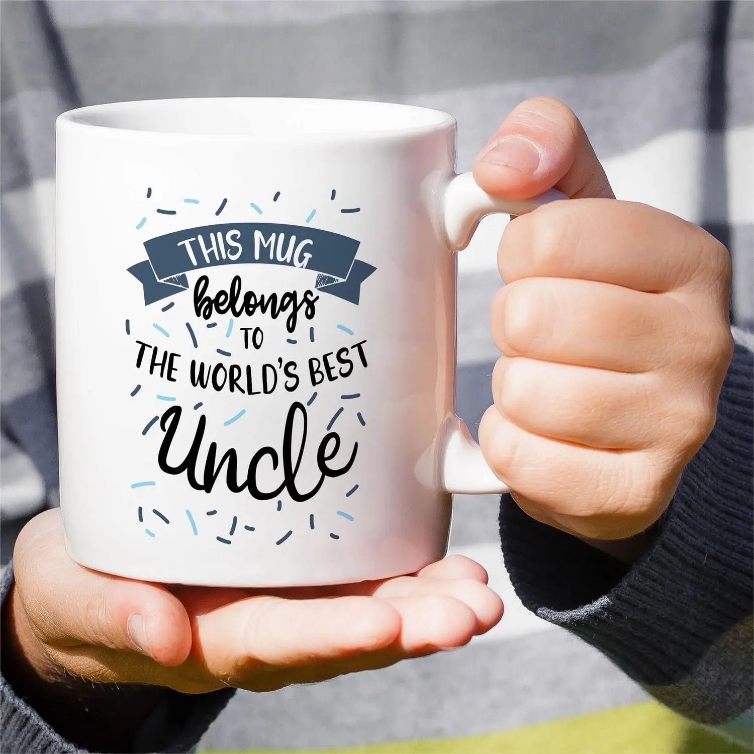 Gift World's Best Uncle 11 Oz Ceramic Tea Coffee Mug Cup - Thank-you Inspirational Motivational Appreciation Thank You