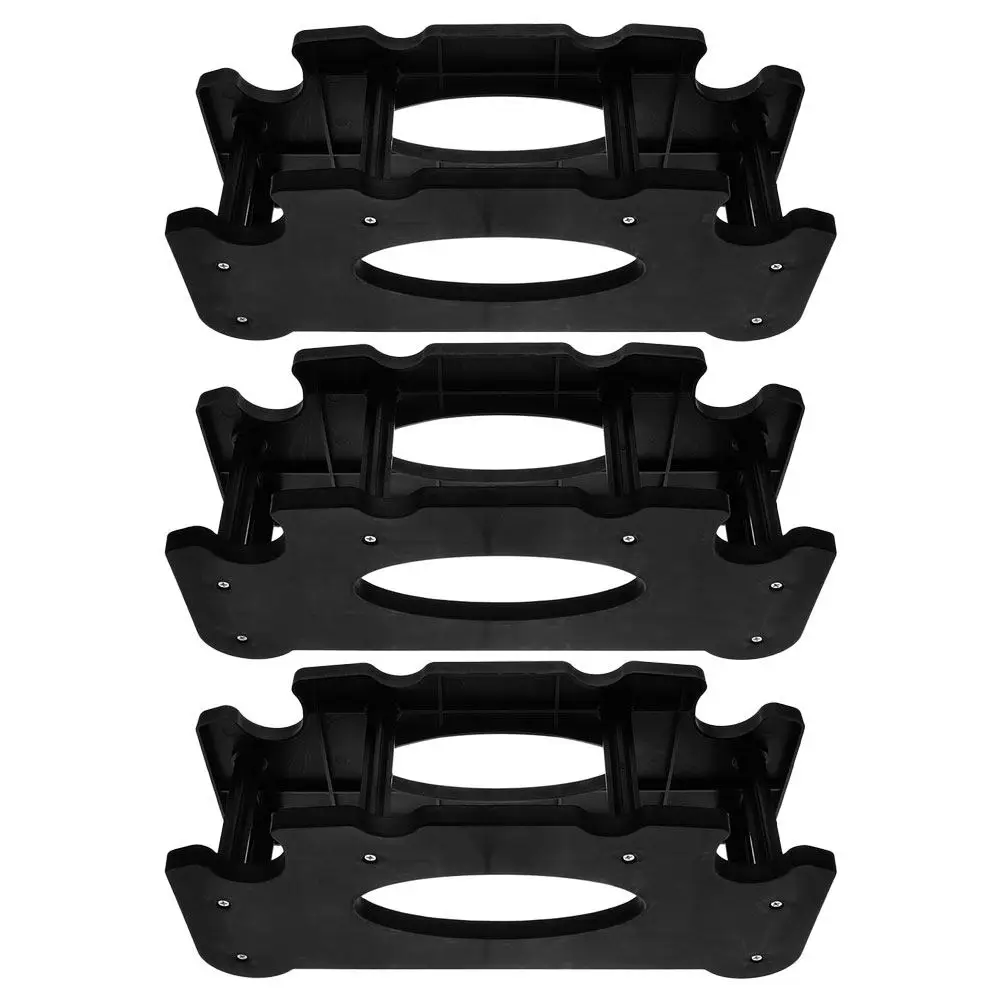 

3Pcs Detachable Dumbbell Rack Stand Space Saving Heavy Duty Fitness Organizer for Home Gym Strength Training Equipment Storage