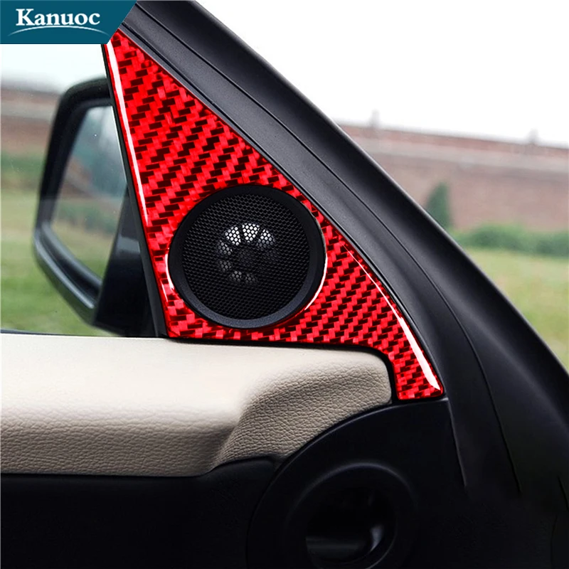 

Front Door Corner Speaker Cover For BMW 6 Series M6 E63 E64 2004-2010 Carbon Fiber Stickers Car Interior Decorative Accessories