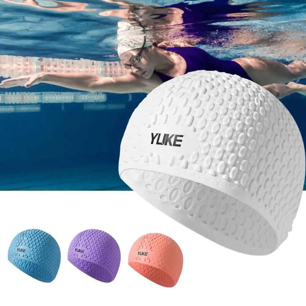 Diving Hat  Simple Long Hair Protection Swimming Cap  Tear-resistant Swimming Hat