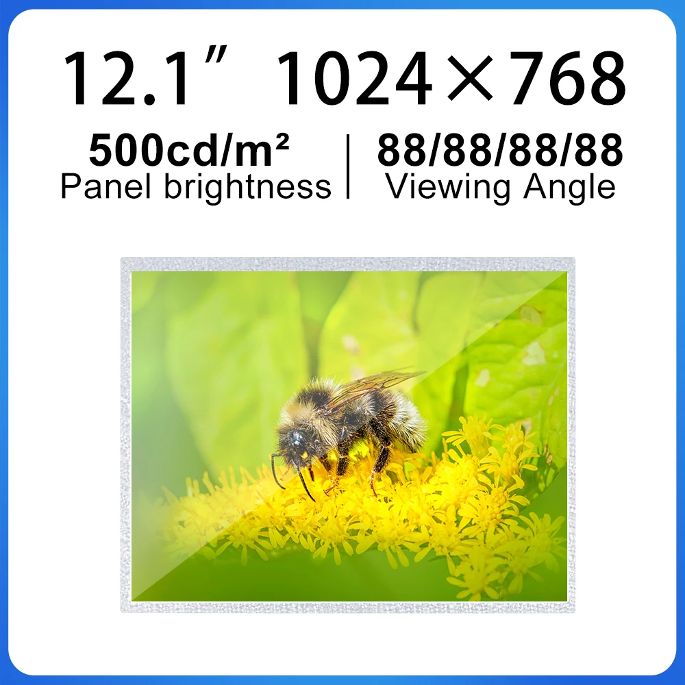 

BOE EV121X0M-N10 12.1 Inch TFT Lcd Display Screen Laptop Display LVDS Interface SRGB 20 Pin Connector 1024×768