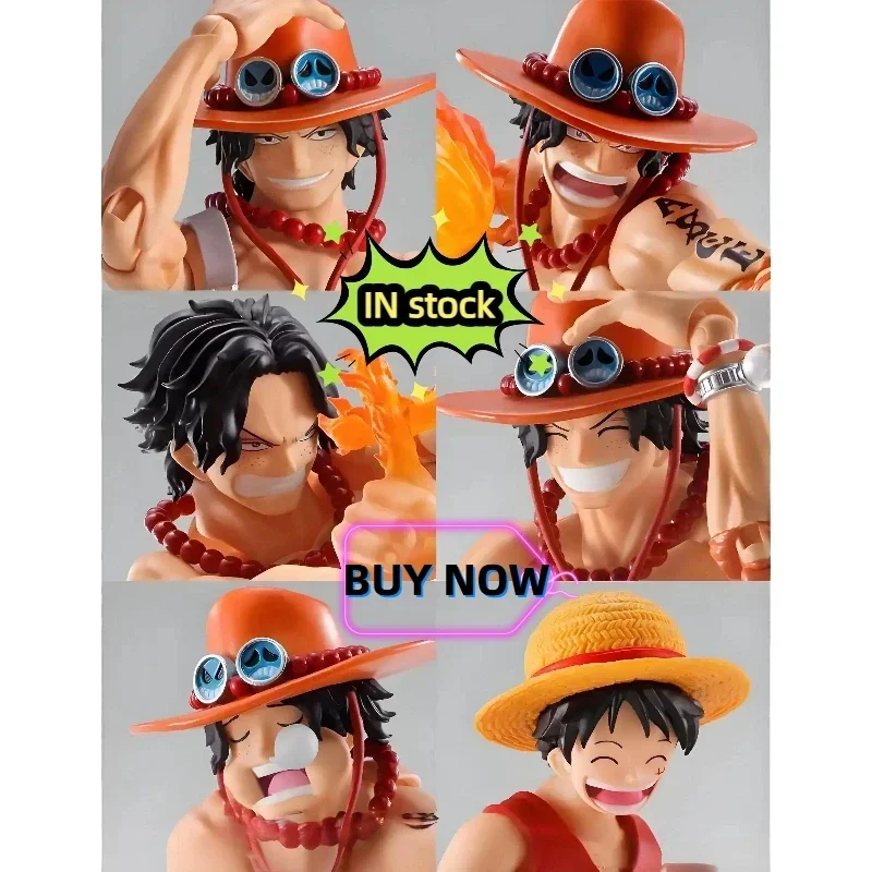 

Фигурка Портгас Д. Эйс из аниме One Piece, 18 см, ПВХ, подвижная, для декора рабочего стола, модель-конструктор, модные игрушки и подарки для мальчиков